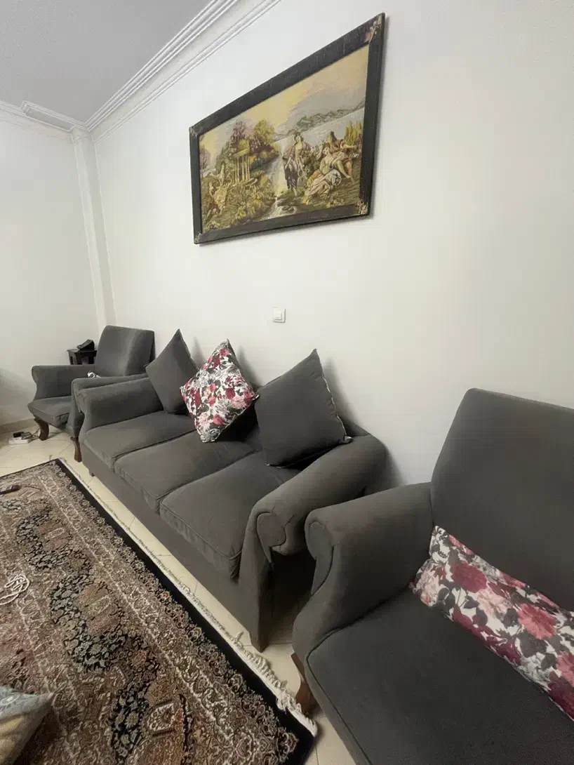 مبلمان ۷ نفره راحتی با ناهار خوردی ۶ نفره|مبلمان خانگی و میز عسلی|تهران, زرکش|دیوار