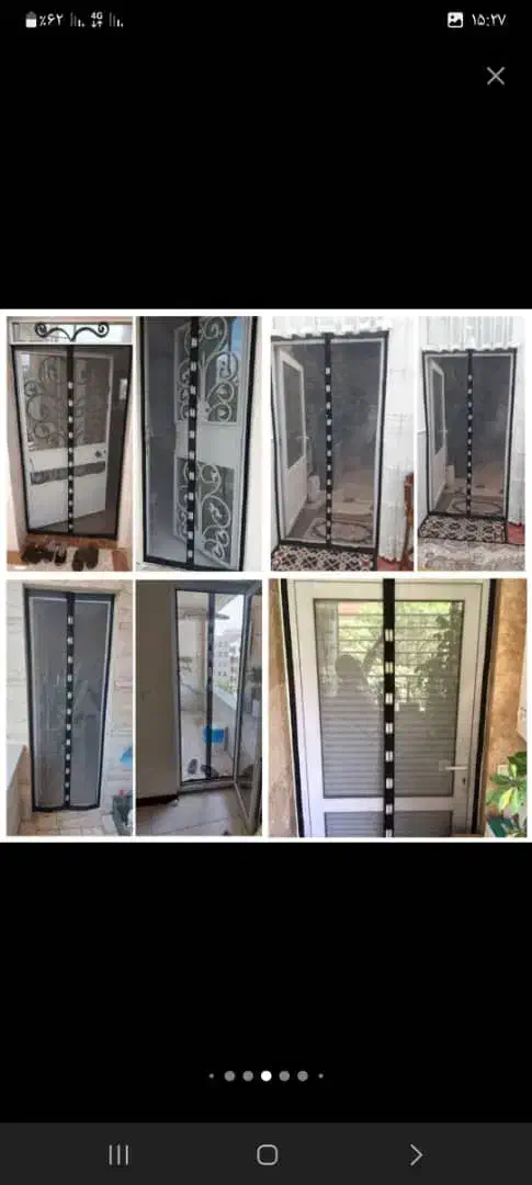 انواع پردهای مغناطیسی‌ طلقی،مشمبایی توری (مگنتی)|پرده، رانر، رومیزی|تهران, عبدل‌آباد|دیوار