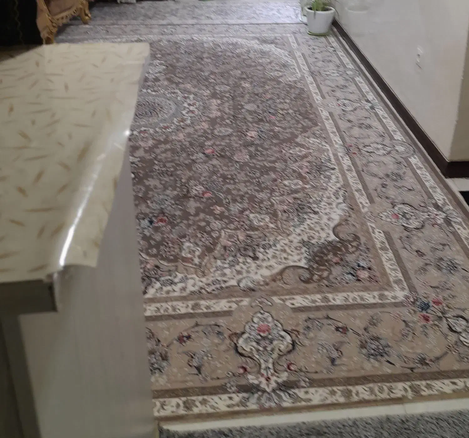 فرش دوازده متری یک عدد وکناره سه متری|فرش|اهواز, سپیدار|دیوار