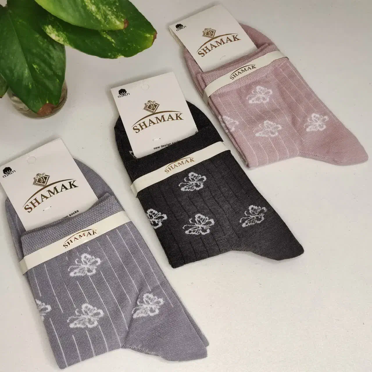 «جوراب نیمساق دخترونه طرح گل پروانه»|لباس|قم, باجک سه|دیوار