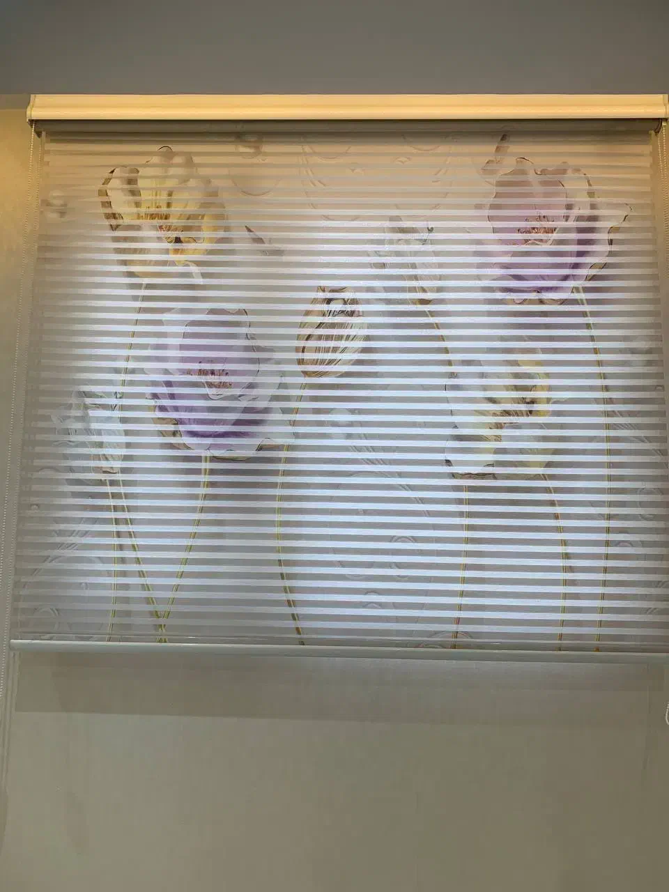 پرده زبرا گلدار درحدنو|پرده، رانر، رومیزی|نیشابور, شهرک فیروزه|دیوار