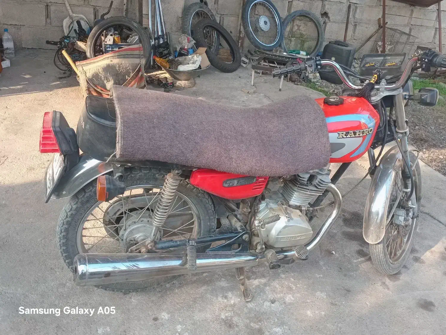 رهرو۱۲۵ دیسکی مزایده|موتورسیکلت|خان ببین, |دیوار