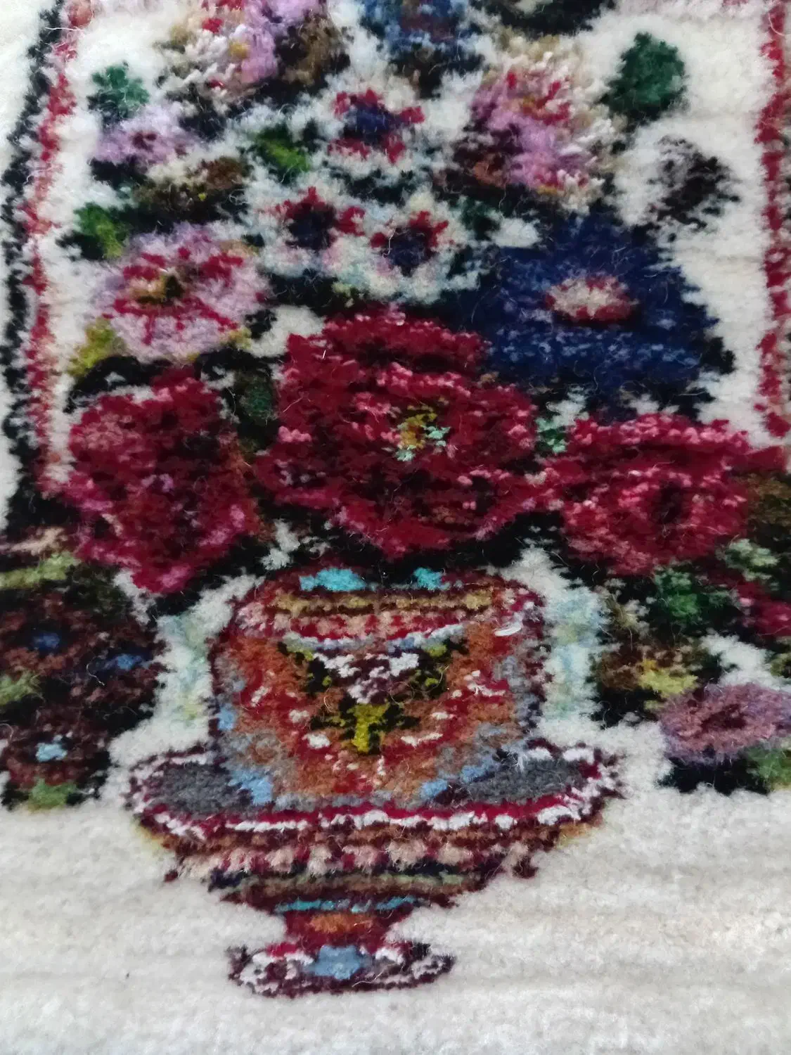 تابلو فرش دستباف با مواد اولیه ارگانیک بدون پرداخت|تابلو فرش|قم, یخچال قاضی|دیوار