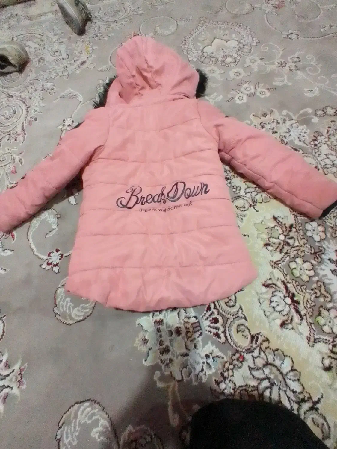 کاپشن دخترانه تمیز پارسال خریدم|کفش و لباس بچه|گلستان (تهران), |دیوار