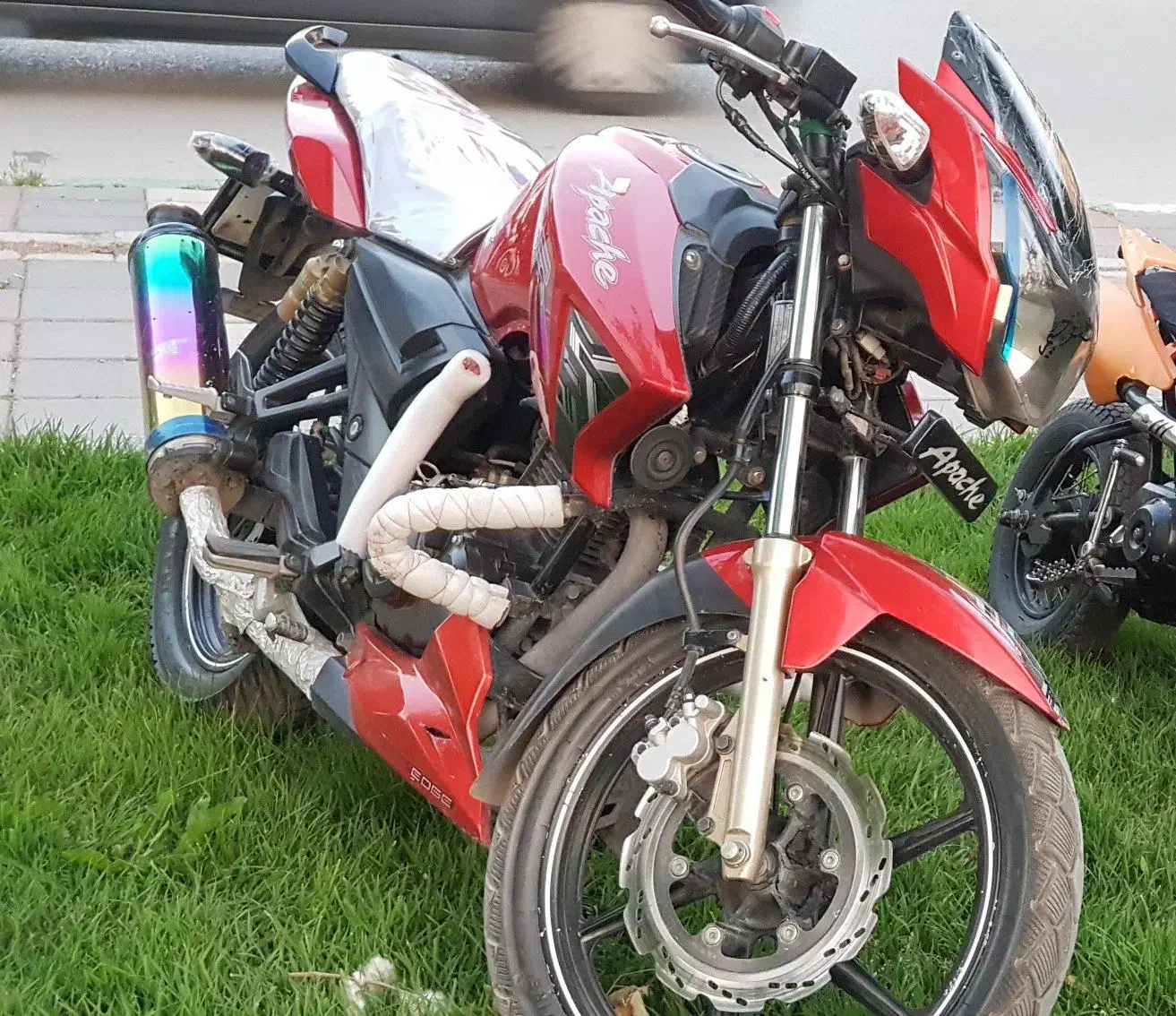 موتور آپاچی 180|موتورسیکلت|کرمانشاه, |دیوار