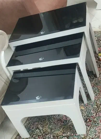 میز جلو مبلی چرخشی همراه سه عسلی|مبلمان خانگی و میز عسلی|کرمان, |دیوار