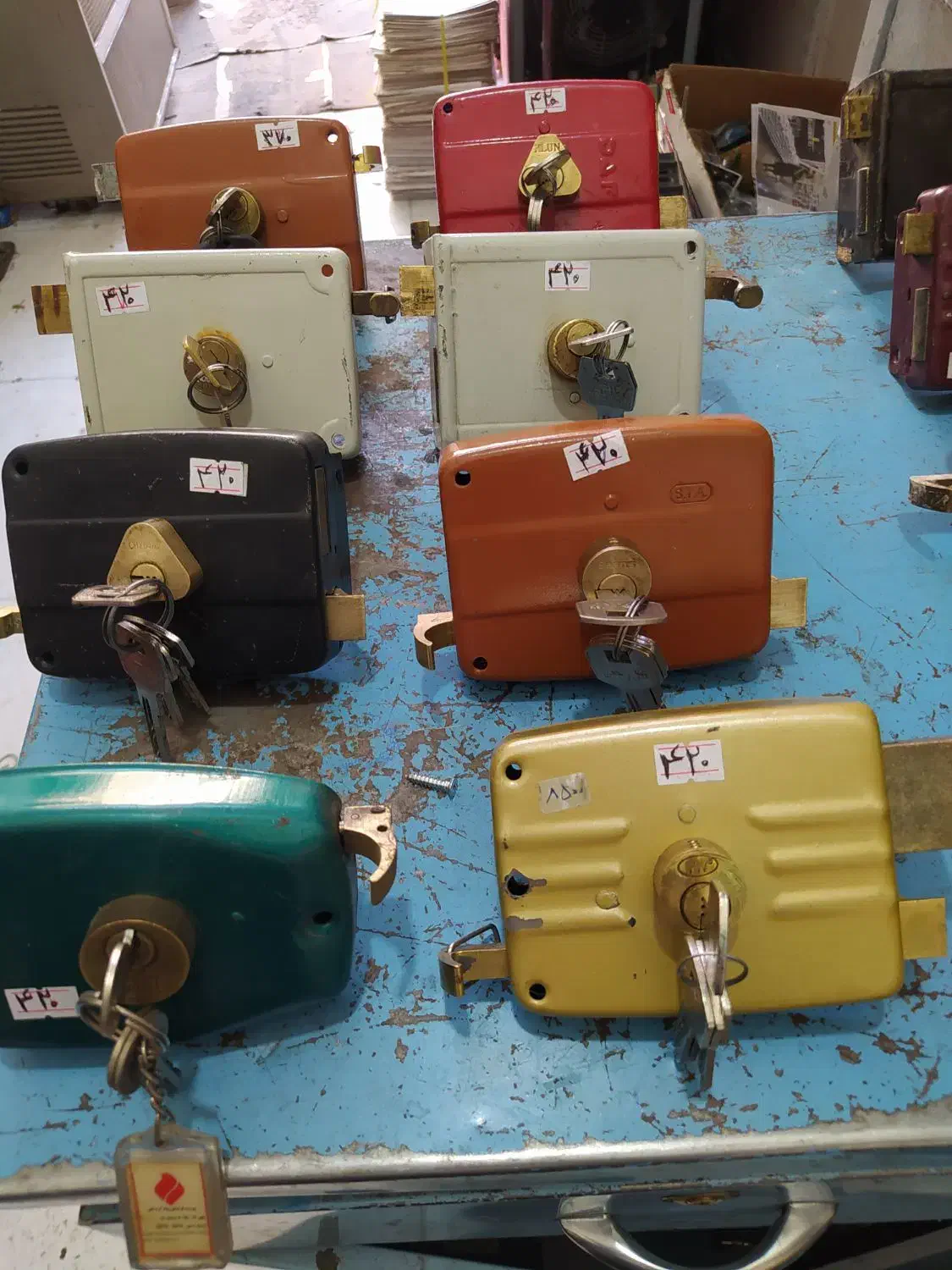 قفل درب حیاطی و کتابی وآویز|ابزارآلات|مشهد, عامل|دیوار