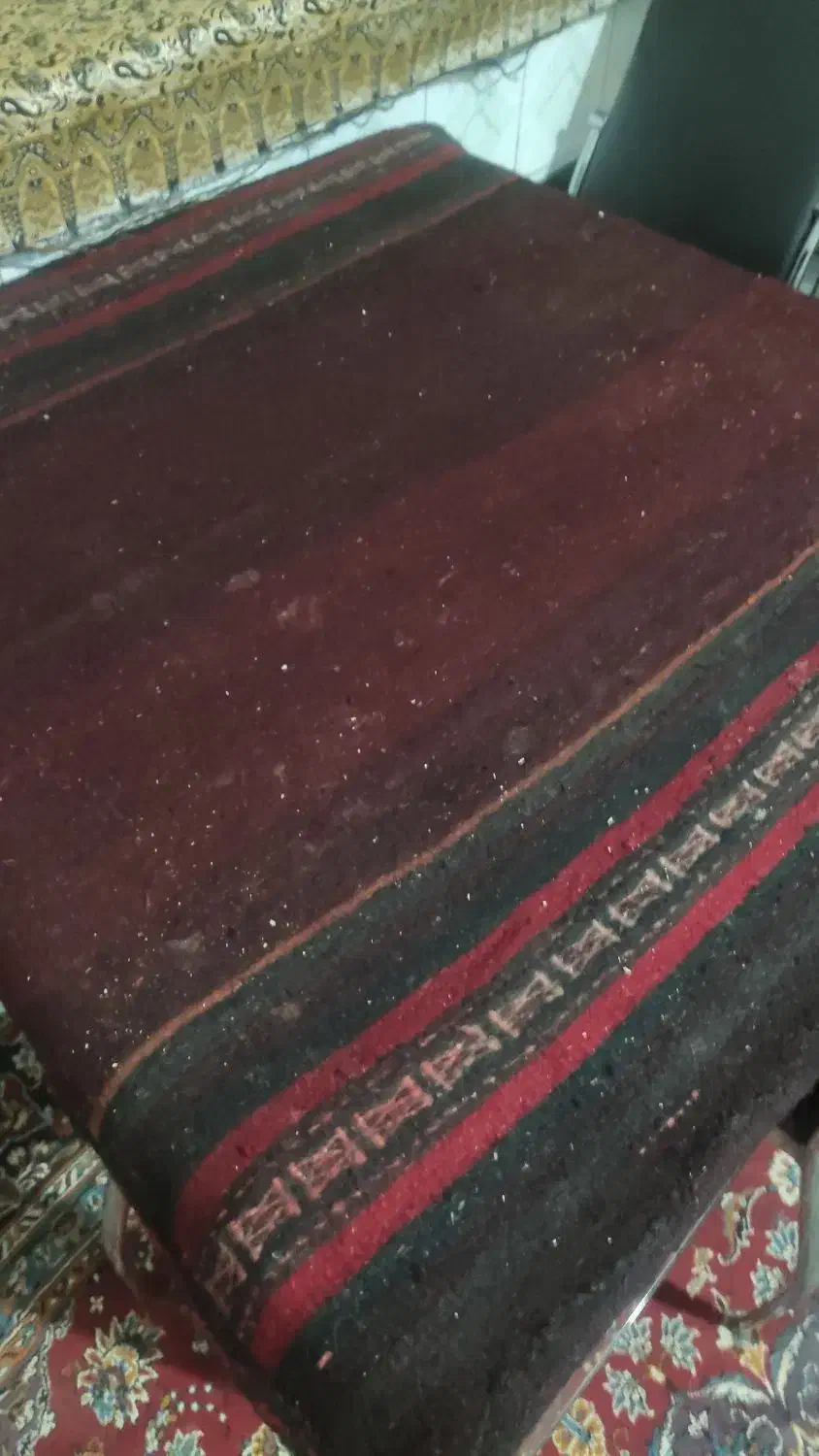 قالی پشمی 1 متری|گلیم، جاجیم، گبه|زاهدان, |دیوار