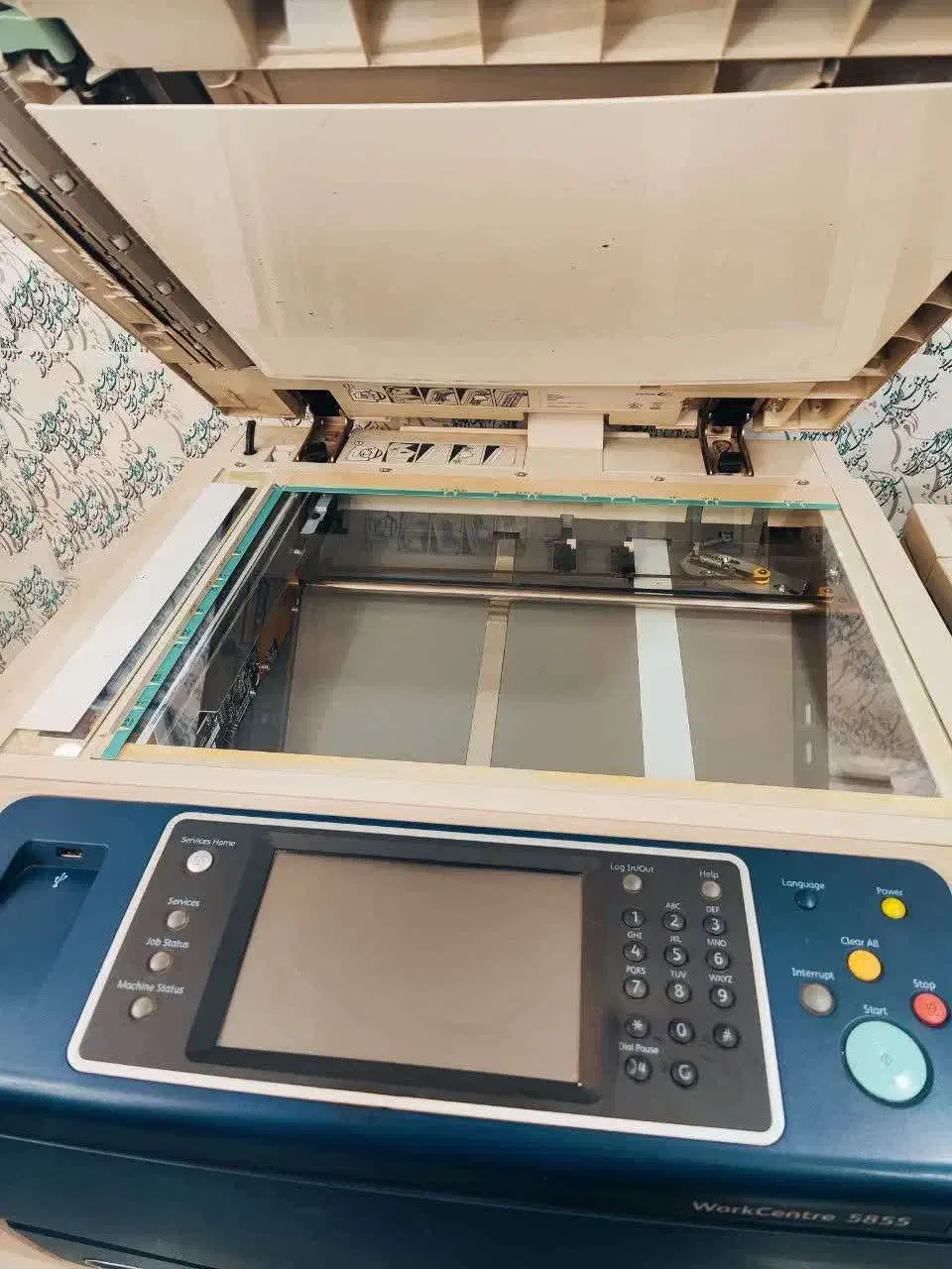 زیراکس ۵۸۵۵ با فنیشر|پرینتر، اسکنر، کپی، فکس|کرمان, |دیوار