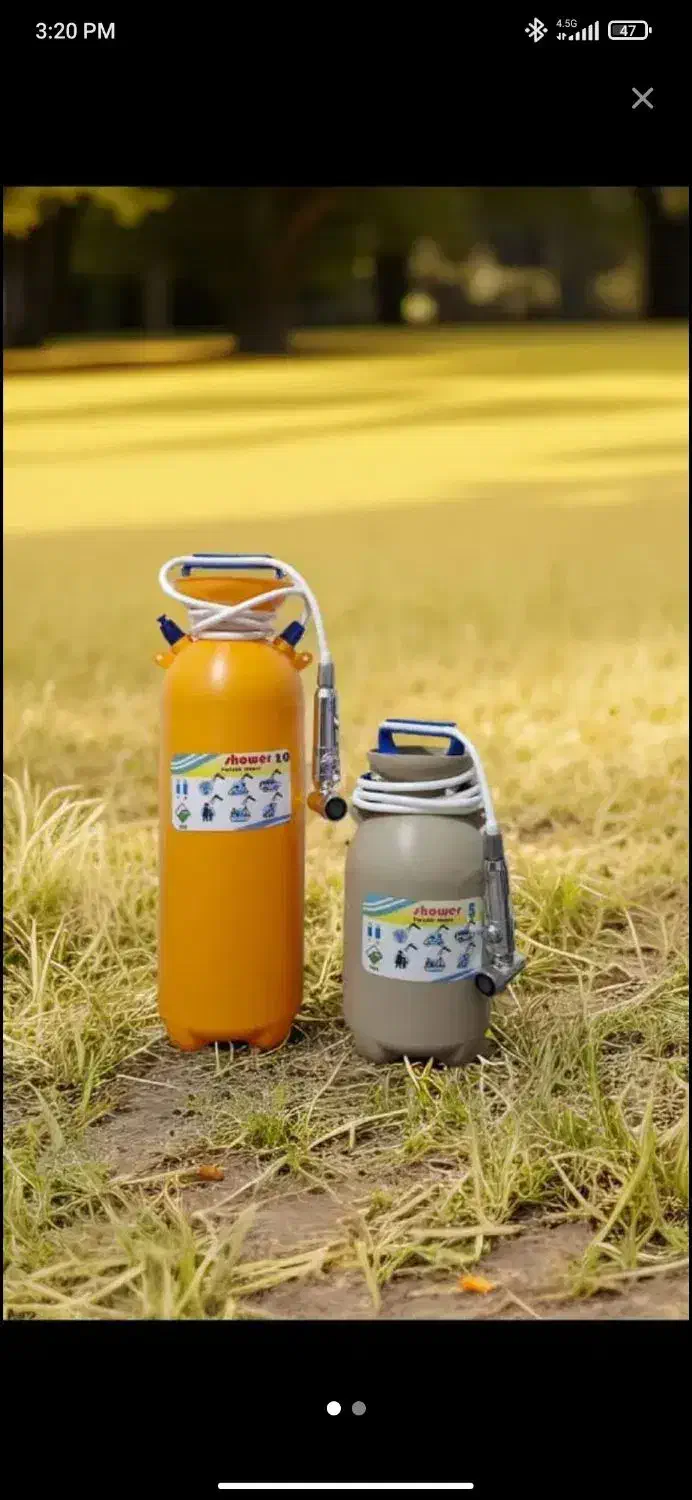 دوش مسافرتی سفر کمپ ، بی نیاز از برق و باطری|کوهنوردی و کمپینگ|فریدون‌کنار, |دیوار