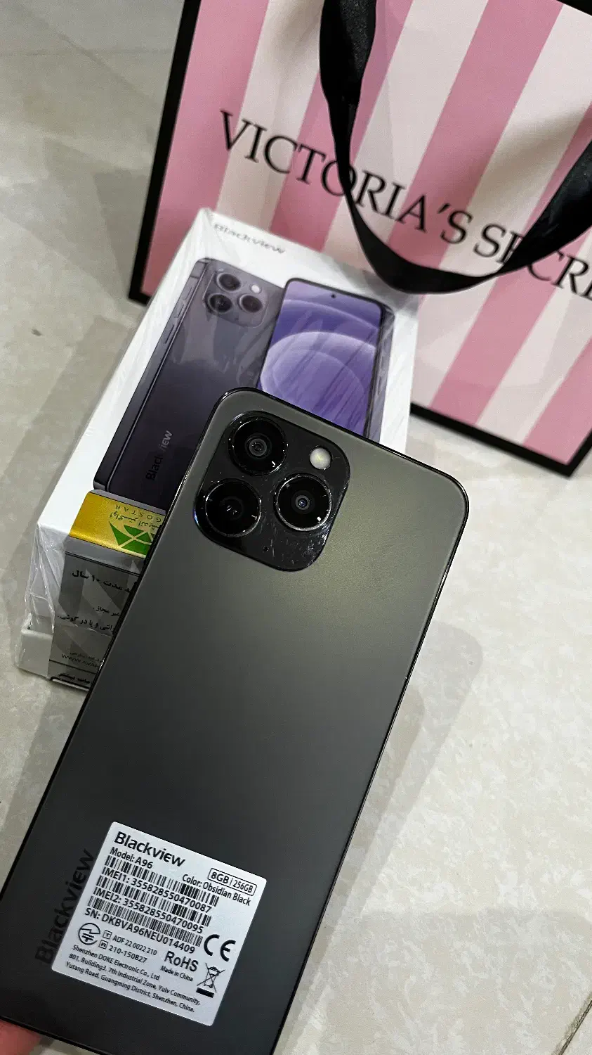 گوشی blackview a96 که مشابه ایفن با برند شیومی|موبایل|فرمهین, |دیوار