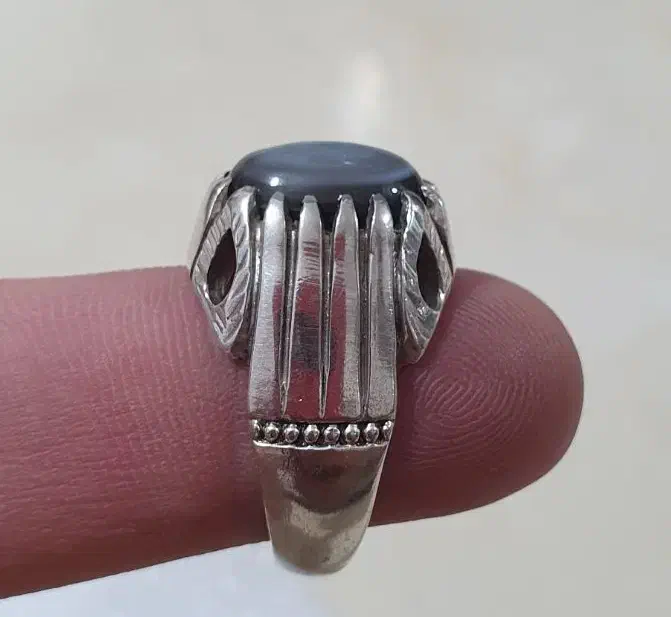 انگشتر عقیق کلاهدار با رکاب دست ساز|جواهرات|تهران, شهرک طالقانی|دیوار