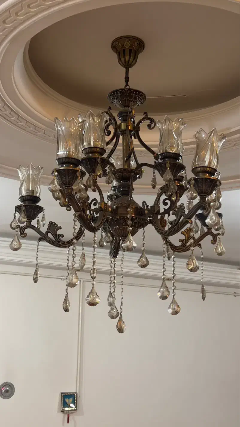 لوستر سلطنتی(شاهانه)|لوستر و چراغ آویز|شوشتر, |دیوار