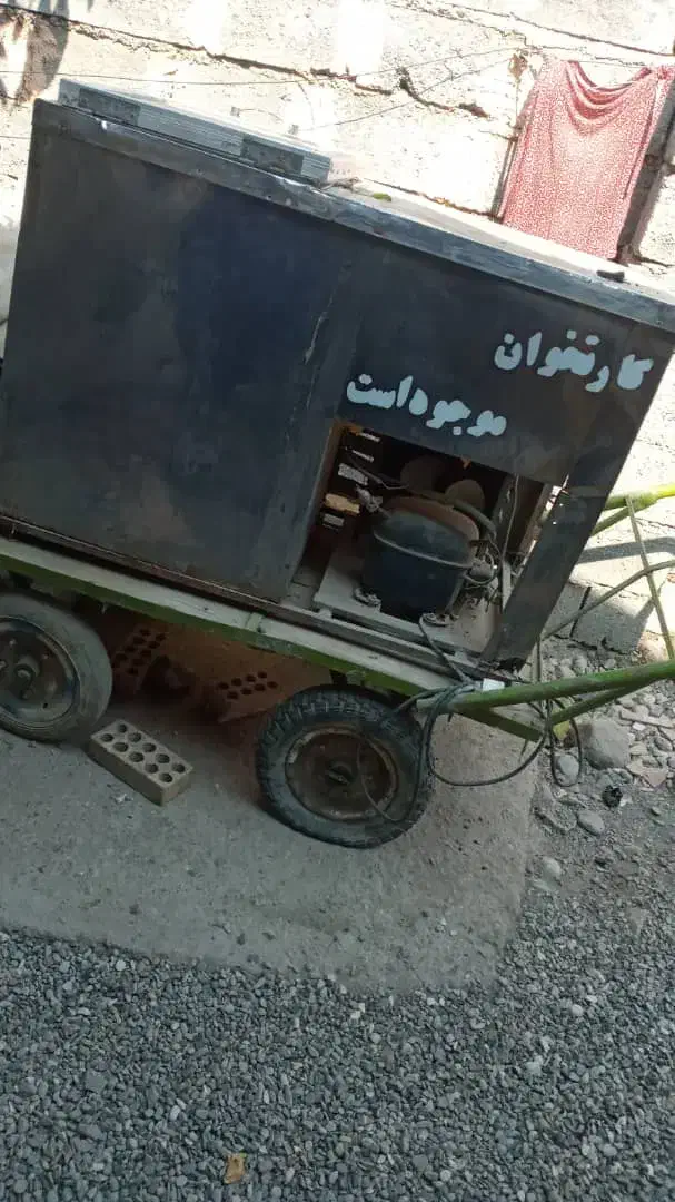 دستگاه یخدربهشت و فالوده با چهارچرخ|فروشگاه و مغازه|رودان, |دیوار