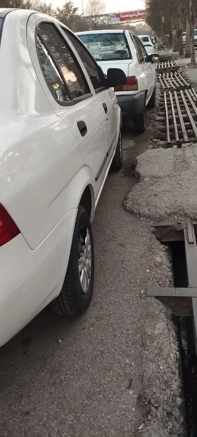 تیبا یک بی رنگ بی ضربه|خودرو سواری و وانت|اردبیل, |دیوار