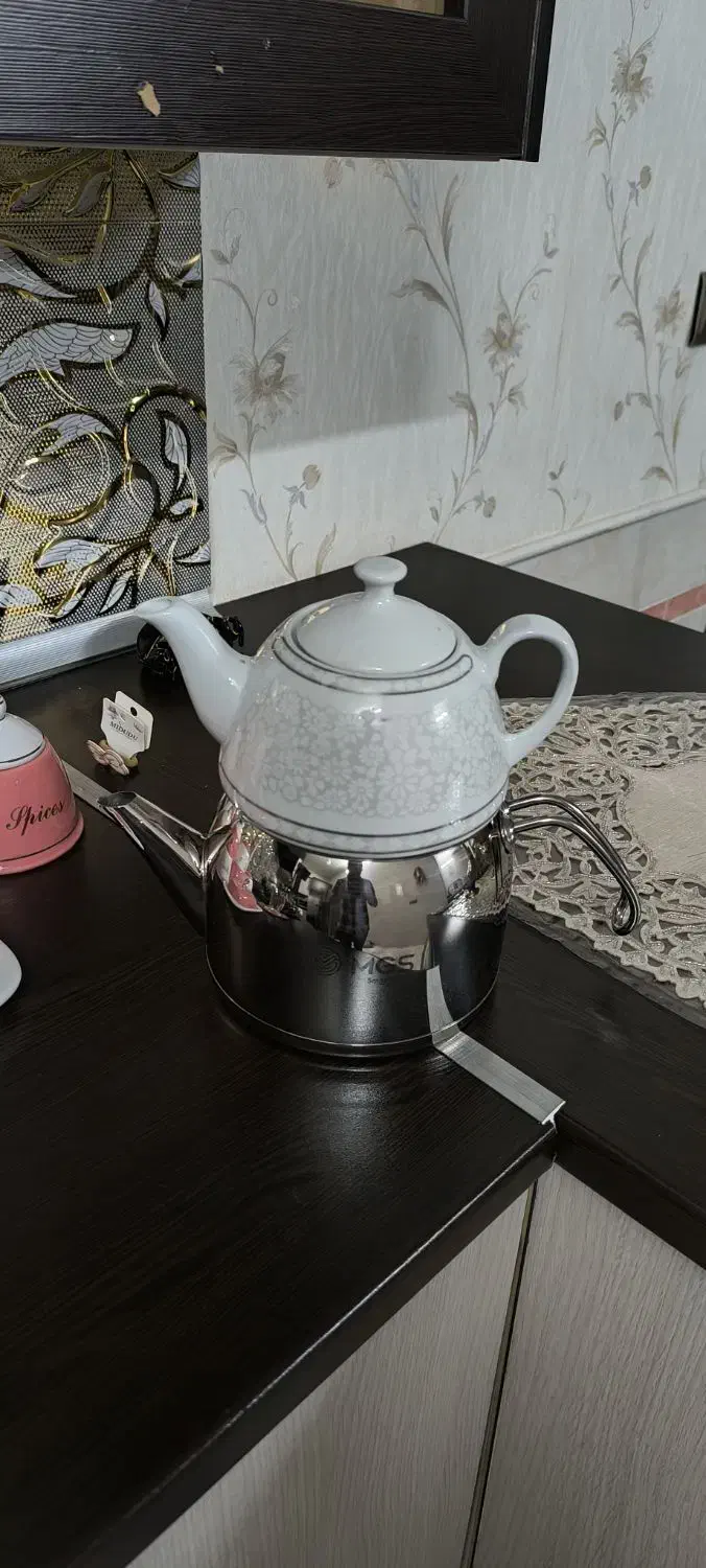 کتری قوری دسته بغل MGS|قوری، کتری، قهوه‌ساز دستی|قم, آزادگان|دیوار