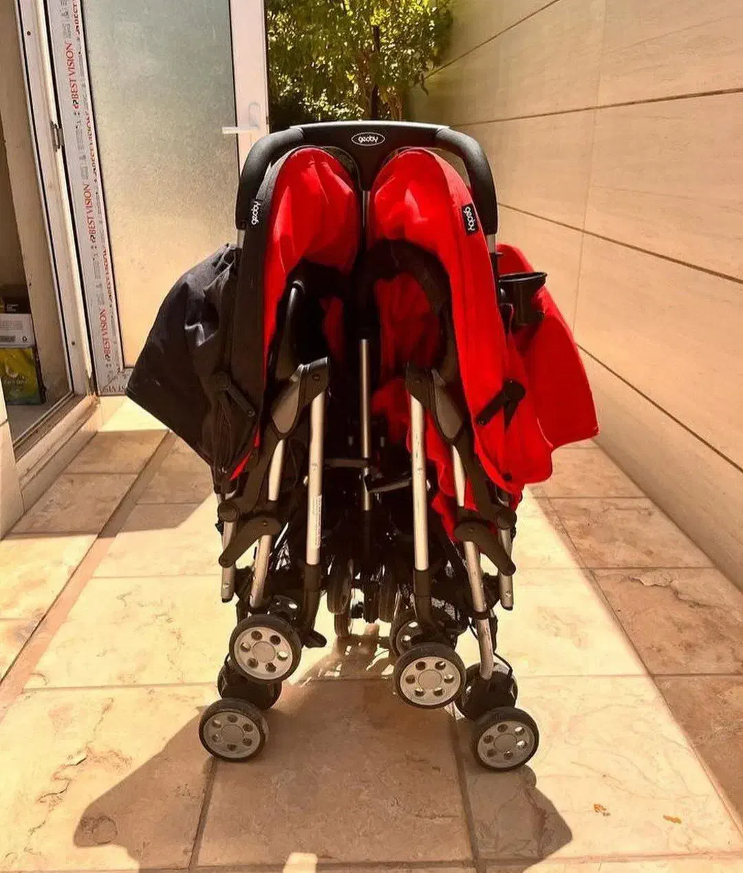 کالسکه دوقلو ژئوبی geoby  در حد|کالسکه و لوازم جانبی|تهران, دولاب|دیوار