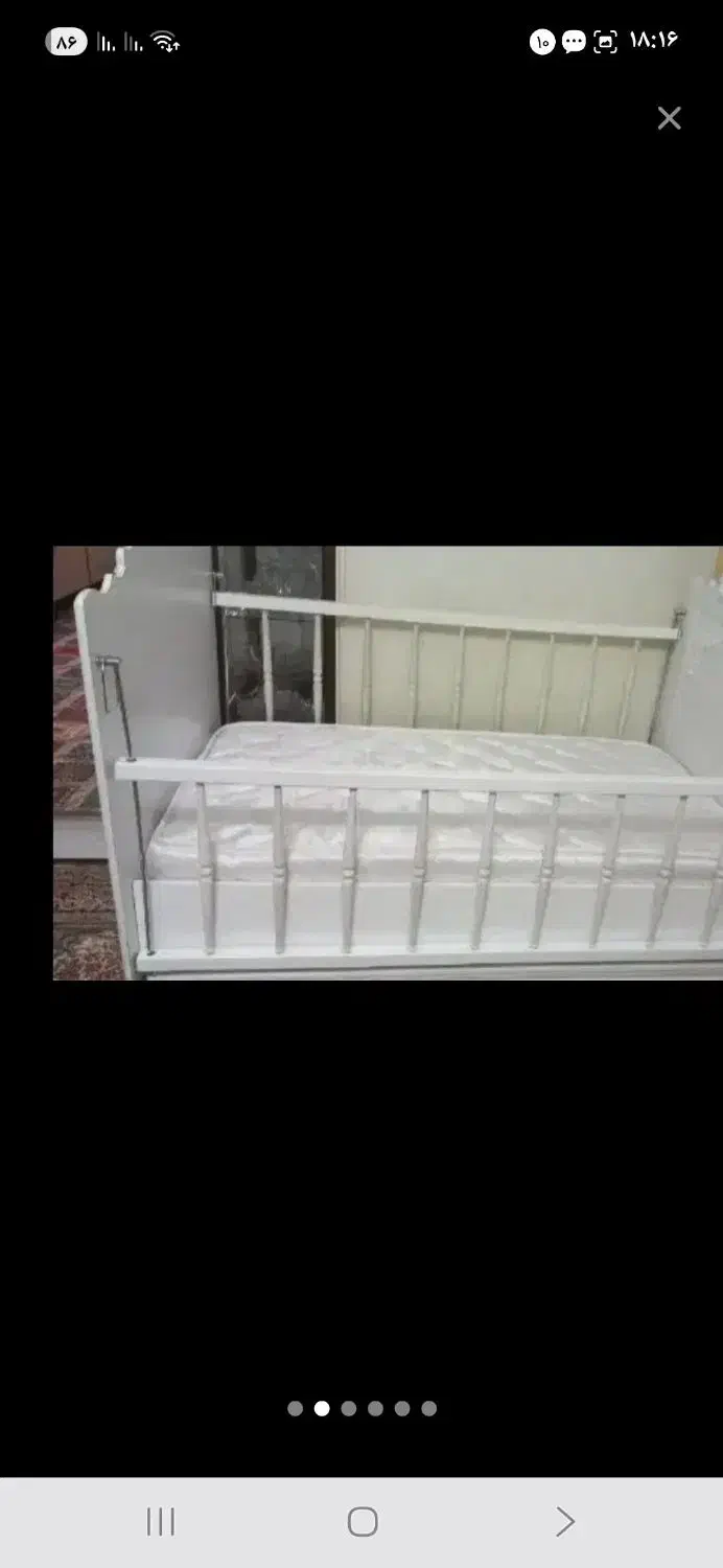 تخت کودک در حد نو|تخت و صندلی بچه|اسلامشهر, شهرک واوان|دیوار