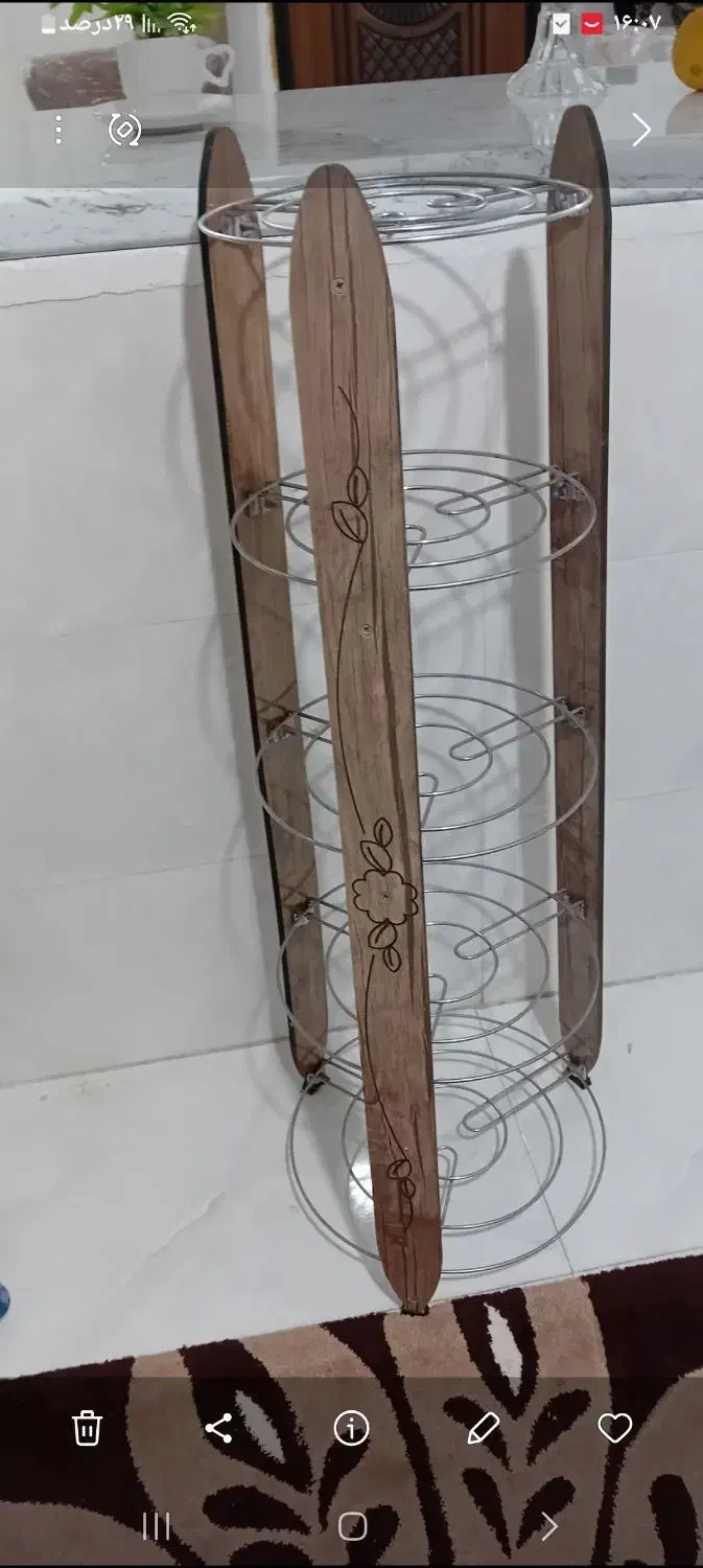 پایه قابلمه در حد نو|آبچکان و نظمدهنده ظروف|لنگرود, |دیوار