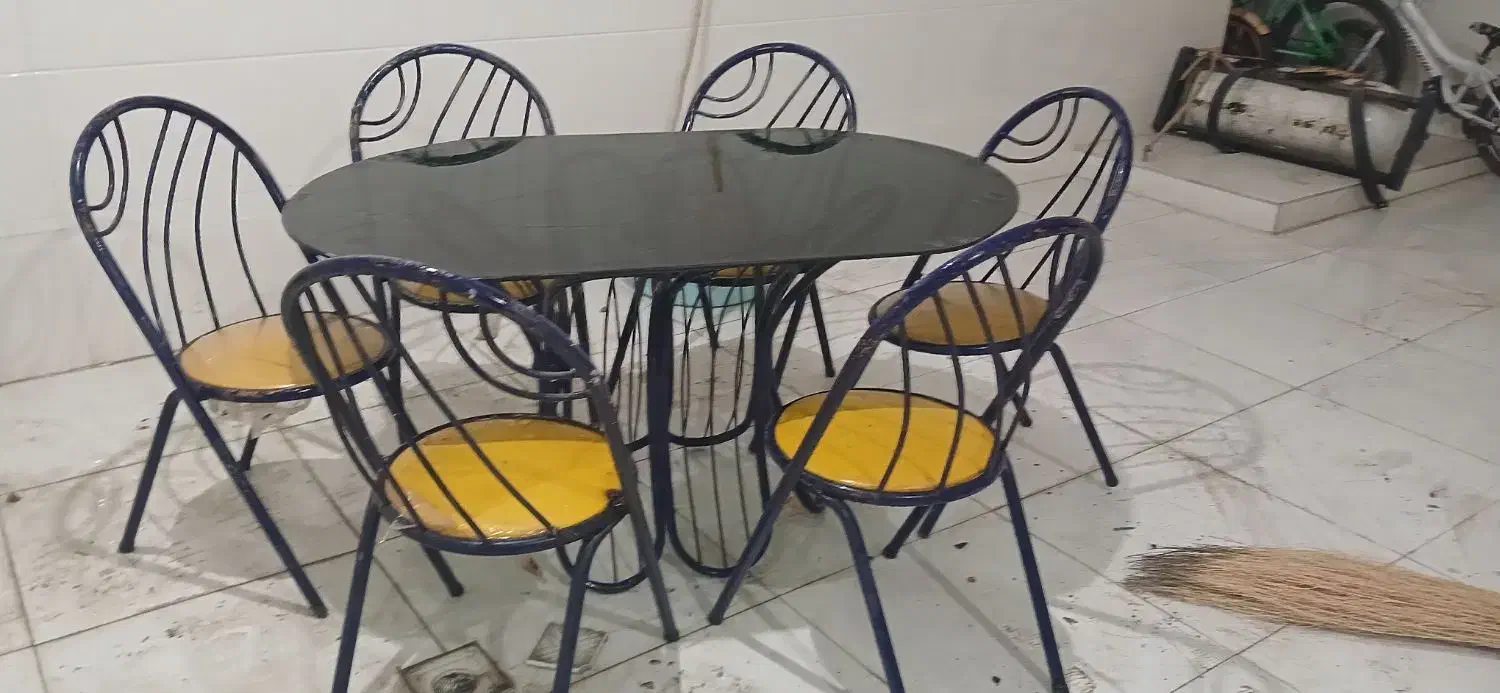 نهارخوری۶نفره|میز و صندلی غذاخوری|مریوان, |دیوار