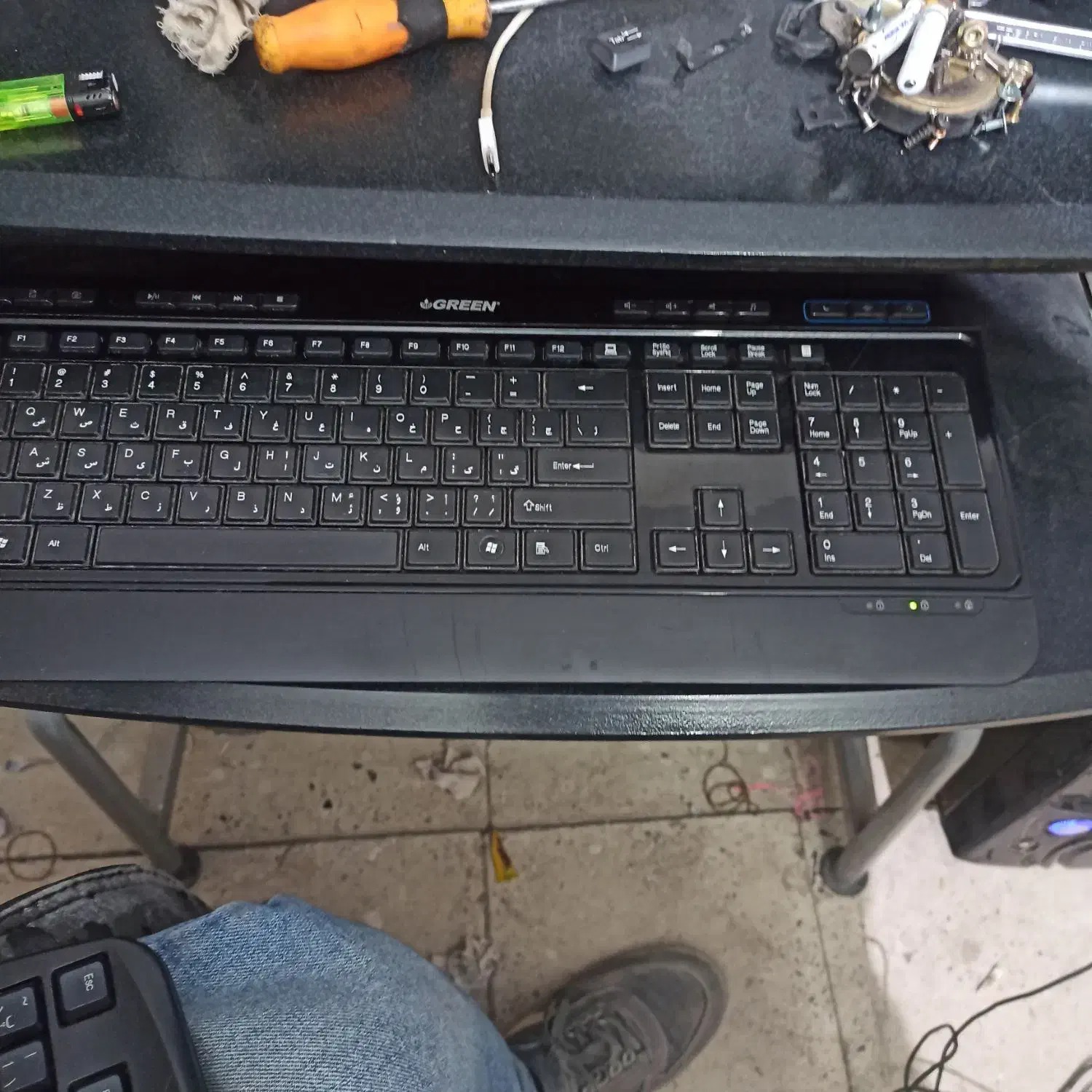 کیبورد کامپیوتر pc|قطعات و لوازم جانبی رایانه|کرج, شاهین‌ویلا|دیوار