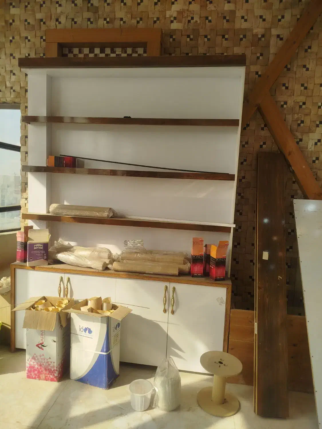 کابینت و ویترین|بوفه، ویترین، کنسول|بناب, |دیوار