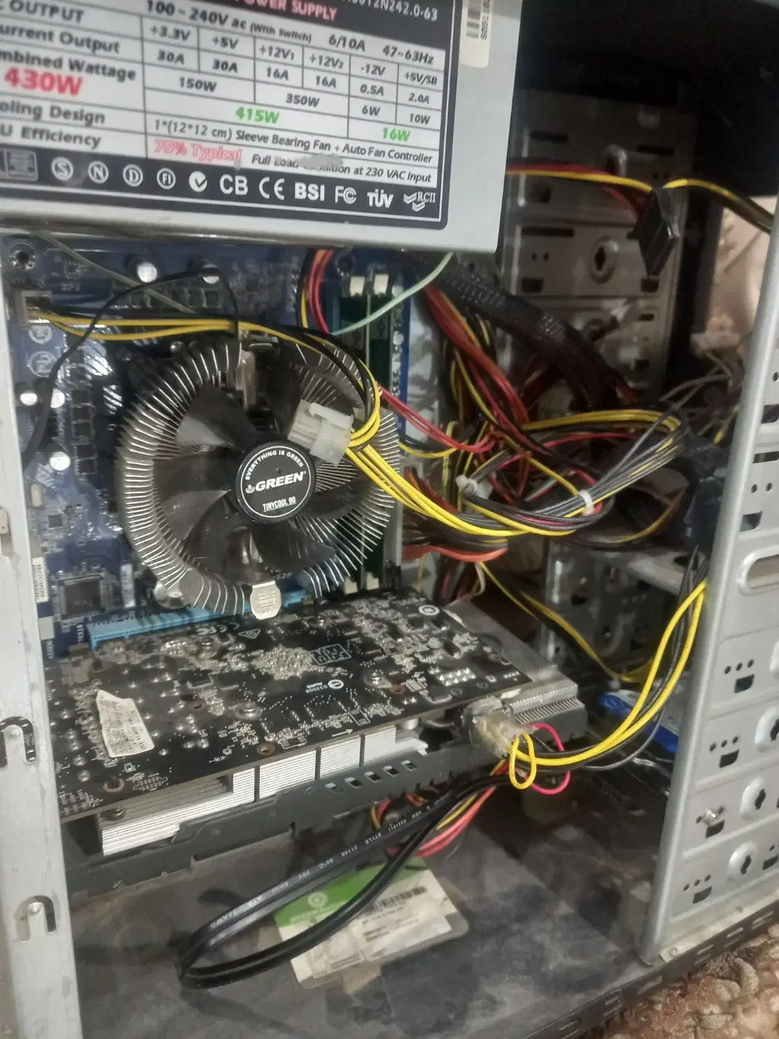 کیس گیمینگ زیر قیمت با گرافیک rx 580|رایانه رومیزی|شاهین‌شهر, شهرک امام علی|دیوار