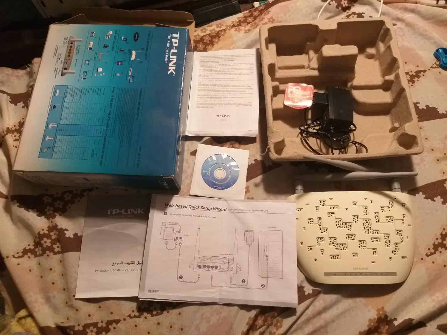 مودم tp link و روتر هات اسپات لینکسس|مودم و تجهیزات شبکه|زنجان, |دیوار