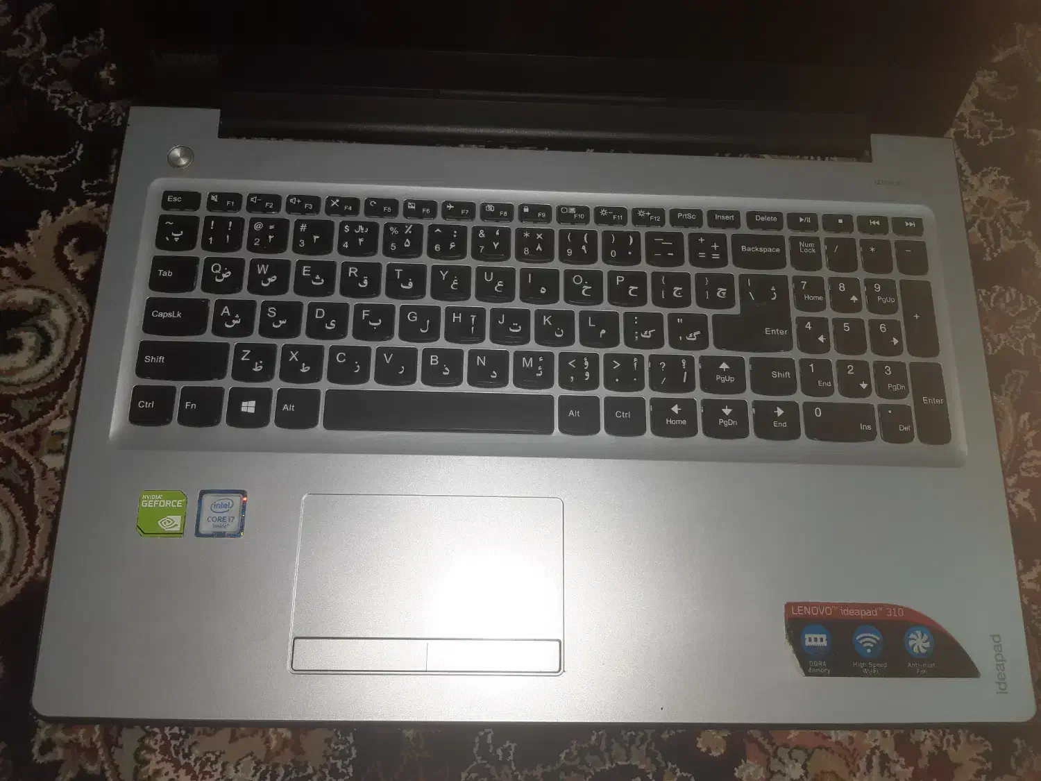 لپ تاپ خانگی lenovo ideapad 310|رایانه همراه|شیراز, نصر|دیوار