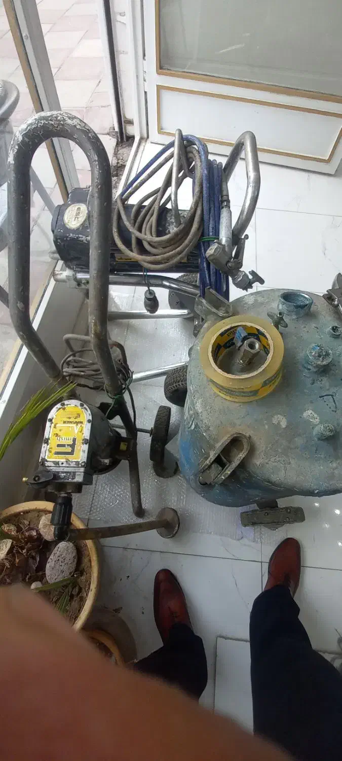 دیگ سندبلاست ایرلس رنگ|ماشینآلات صنعتی|شهریار, دهشاد پائین|دیوار