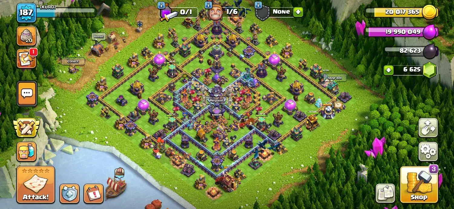 کلش آف کلنز فروش فوری|کنسول، بازی ویدئویی و آنلاین|سنندج, |دیوار