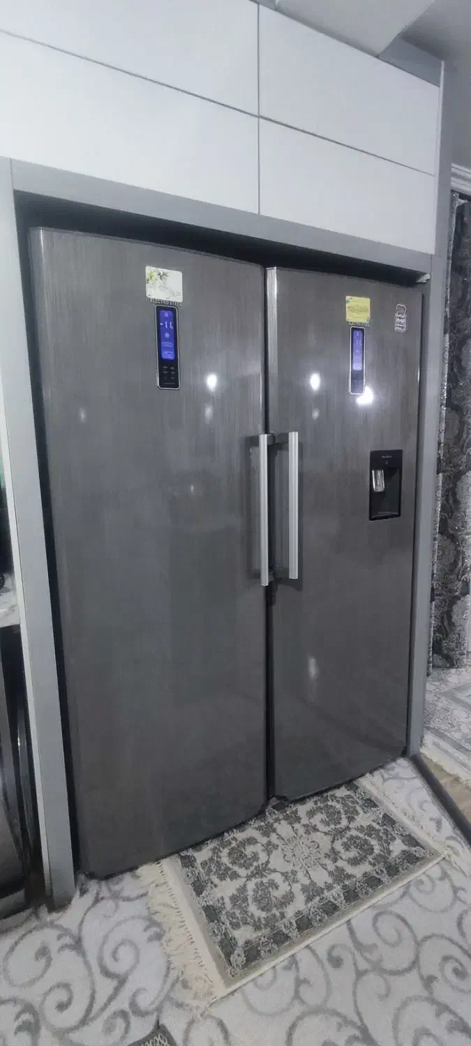 یخچال فریزر دوقلو الکترو استیل 40فوت|یخچال و فریزر|بجنورد, |دیوار