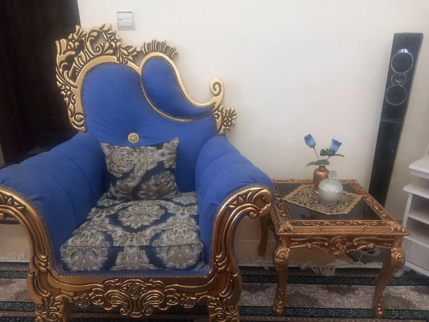 مبل سلطنتی هفت نفره|مبلمان خانگی و میز عسلی|کاشمر, |دیوار