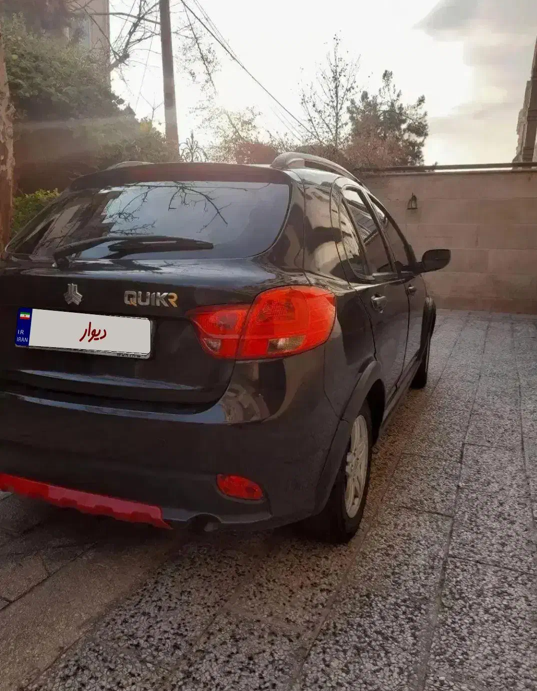 کوئیک R مشکی قرمز فول|خودرو سواری و وانت|گنبد کاووس, |دیوار