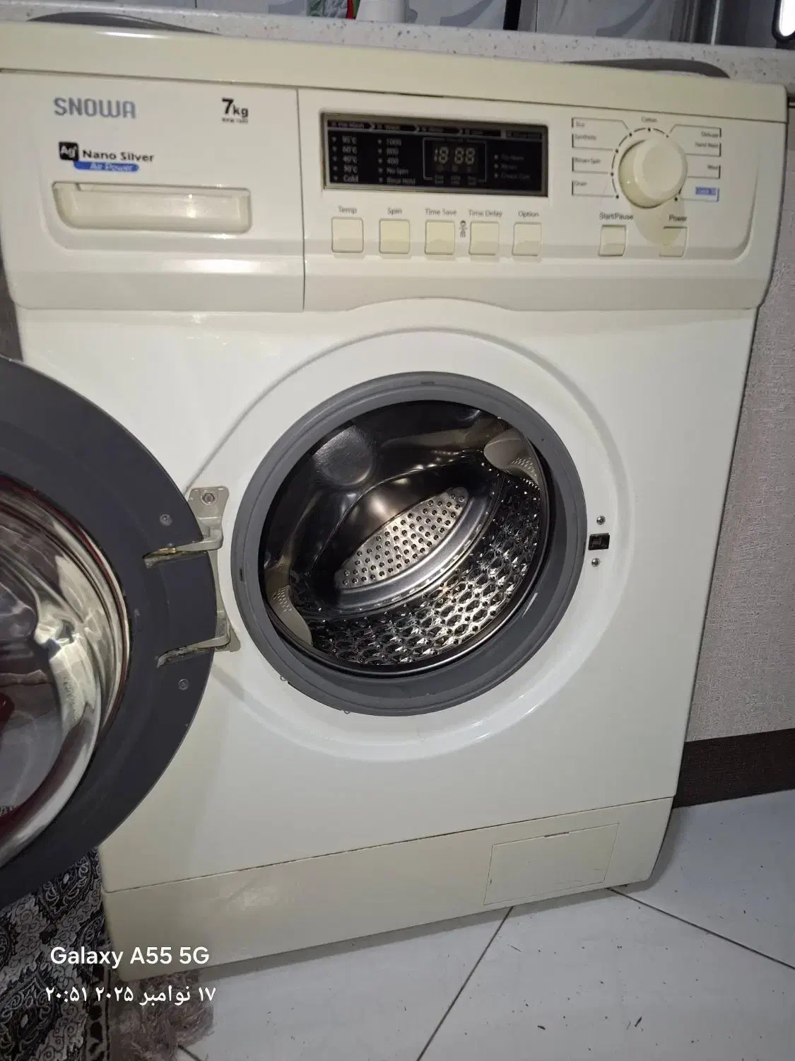ماشین لباسشویی اسنوا 7کیلویی سالم سالم|ماشین لباسشویی و خشککن لباس|تهران, یافت آباد جنوبی|دیوار