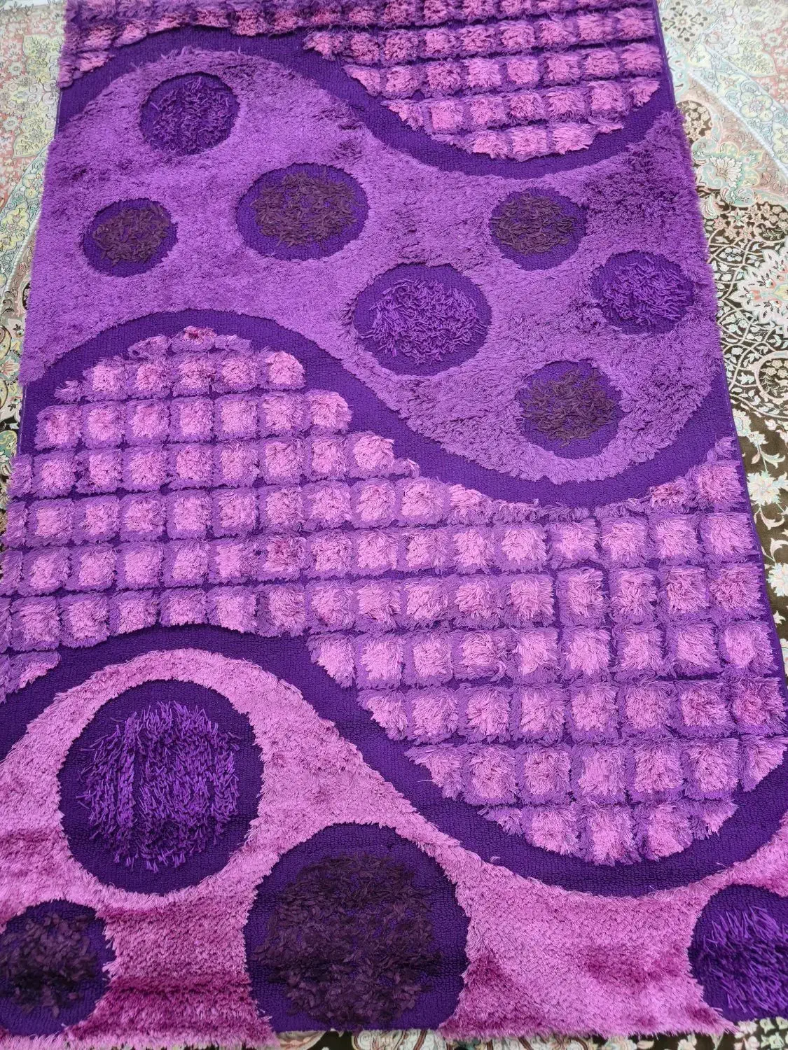 قالیچه۴متری نو نو|گلیم، جاجیم، گبه|مسجد سلیمان, |دیوار