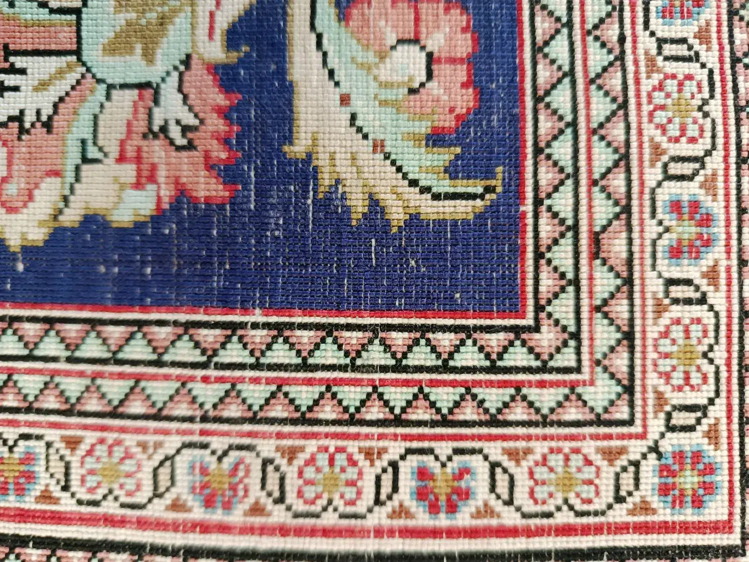 قالیچه تمام ابریشم دستباف|فرش|تهران, علی‌آباد|دیوار