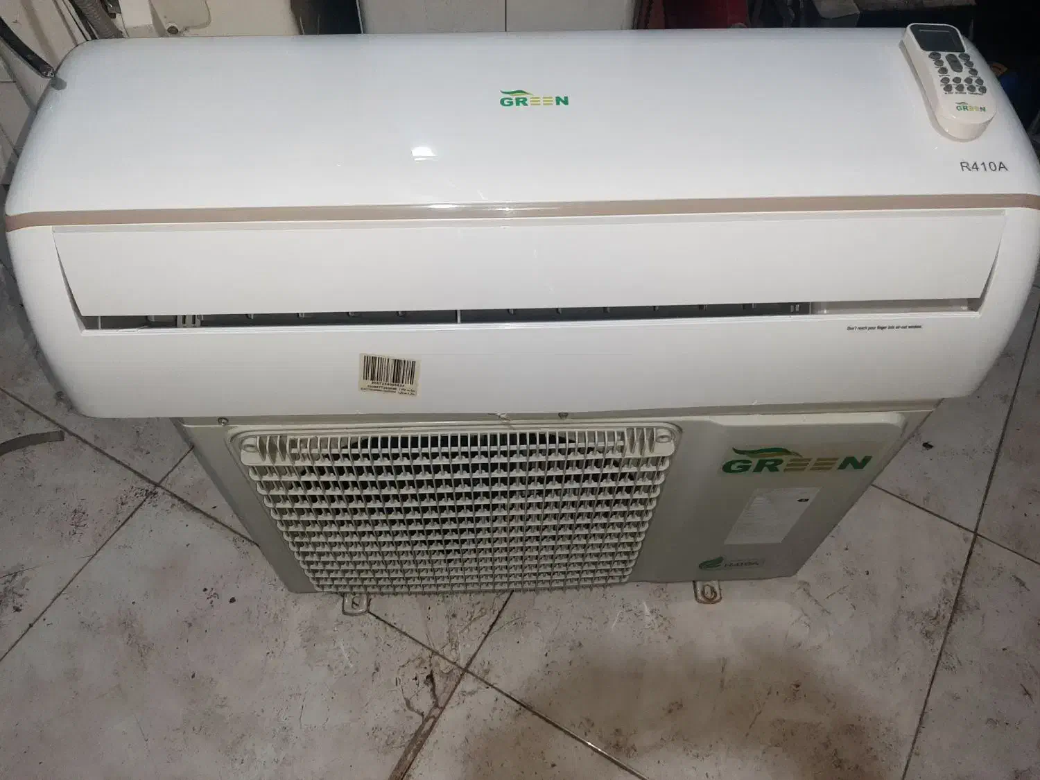 اسپلیت ۱۸ هزار در حد صفر (گرین)|کولر گازی و فن‌کوئل|رشت, جهاد|دیوار