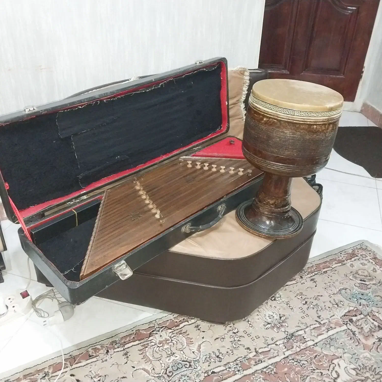 سنتور۹خرک وتنبک عتیقه|سازهای سنتی|تهران, باشگاه نفت|دیوار