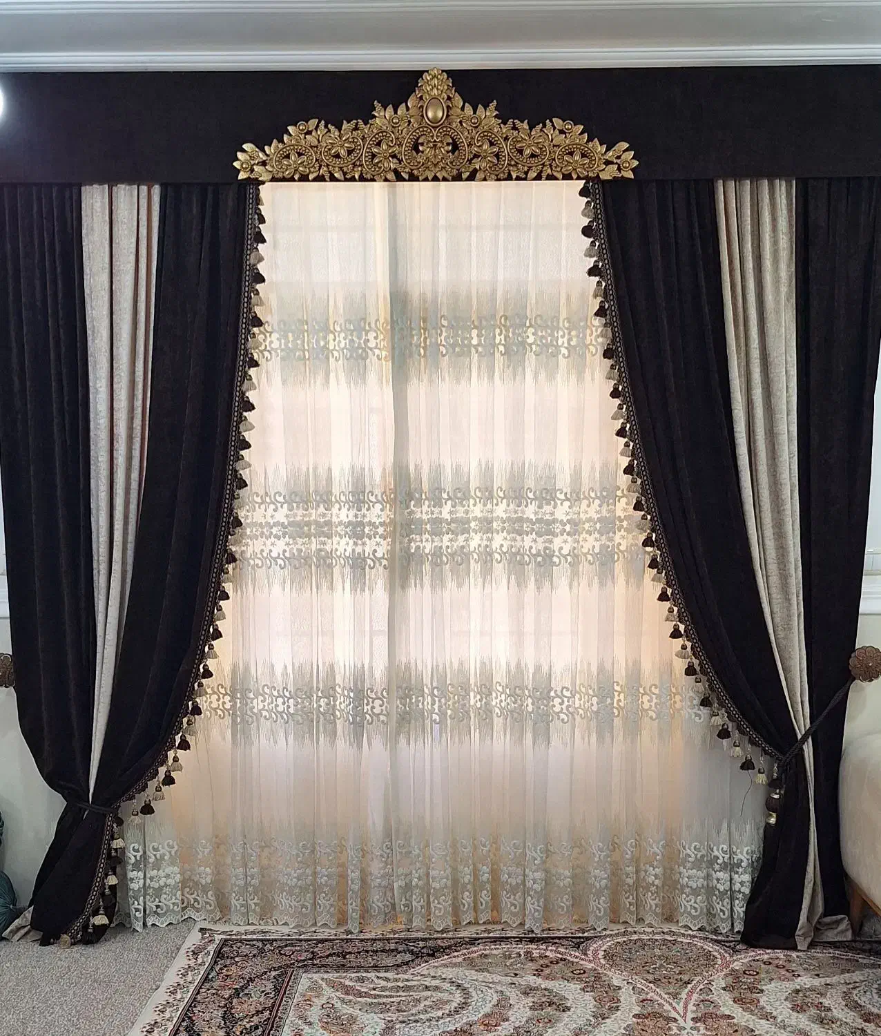 پرده|پرده، رانر، رومیزی|برازجان, |دیوار