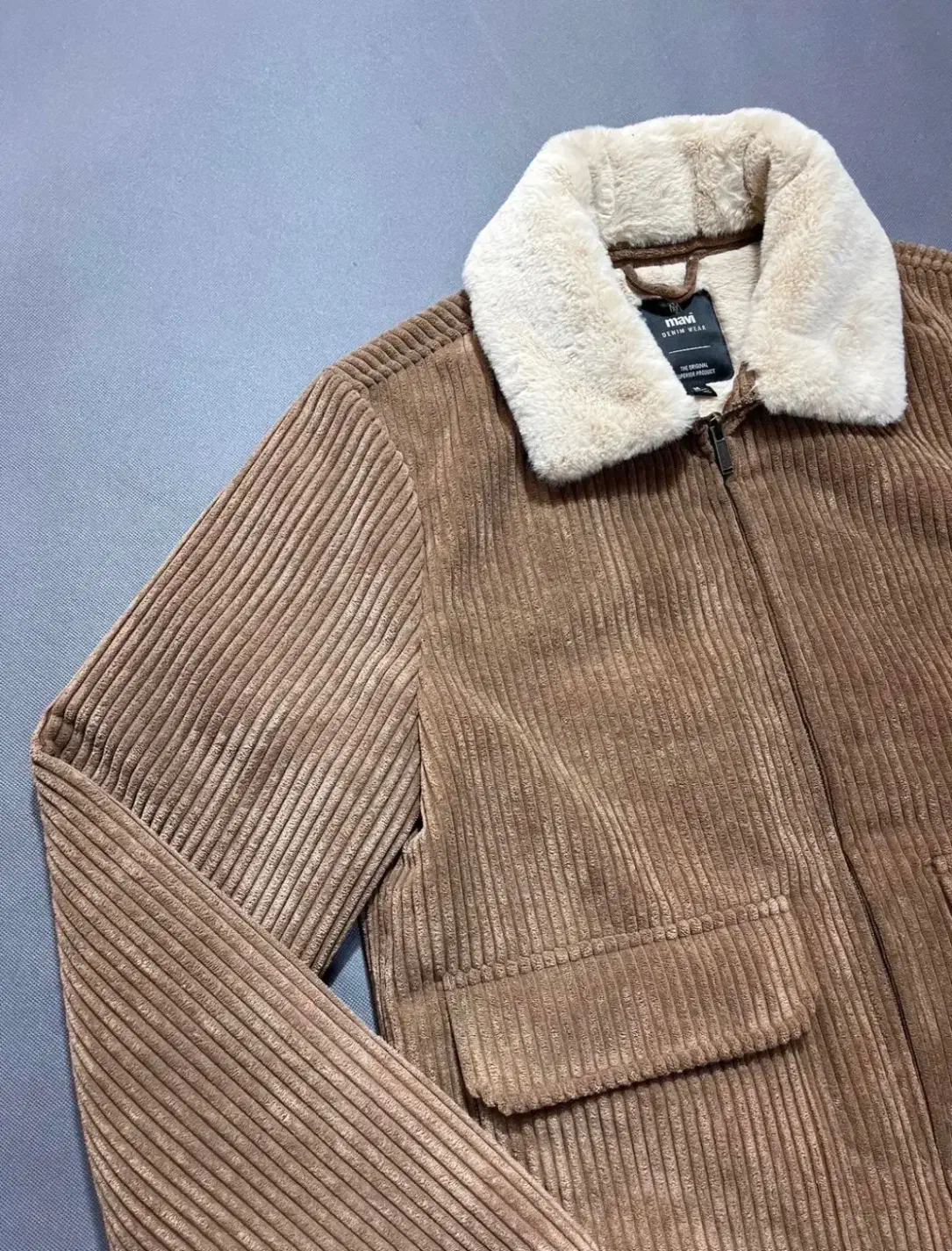 کاپشن مخمل کبریتی خزدار اورجینال برند mavi|لباس|لاهیجان, انقلاب|دیوار