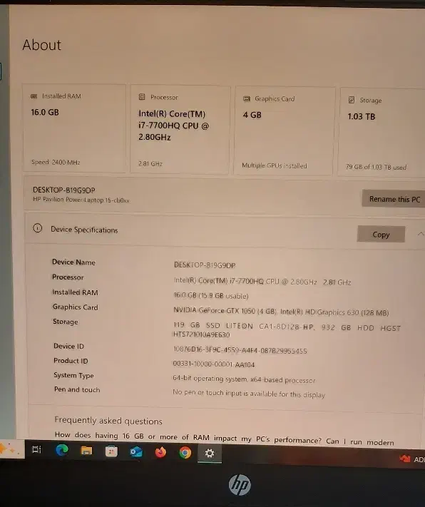 لپ تاپ HP core-i7|رایانه همراه|بوشهر, |دیوار