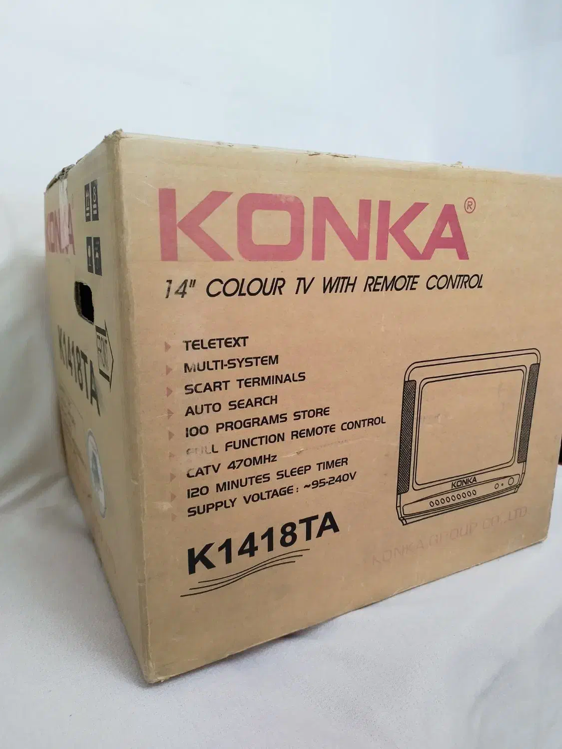 تلویزیون ۱۴ اینچ Konka|تلویزیون و پروژکتور|اصفهان, باغ زیار|دیوار