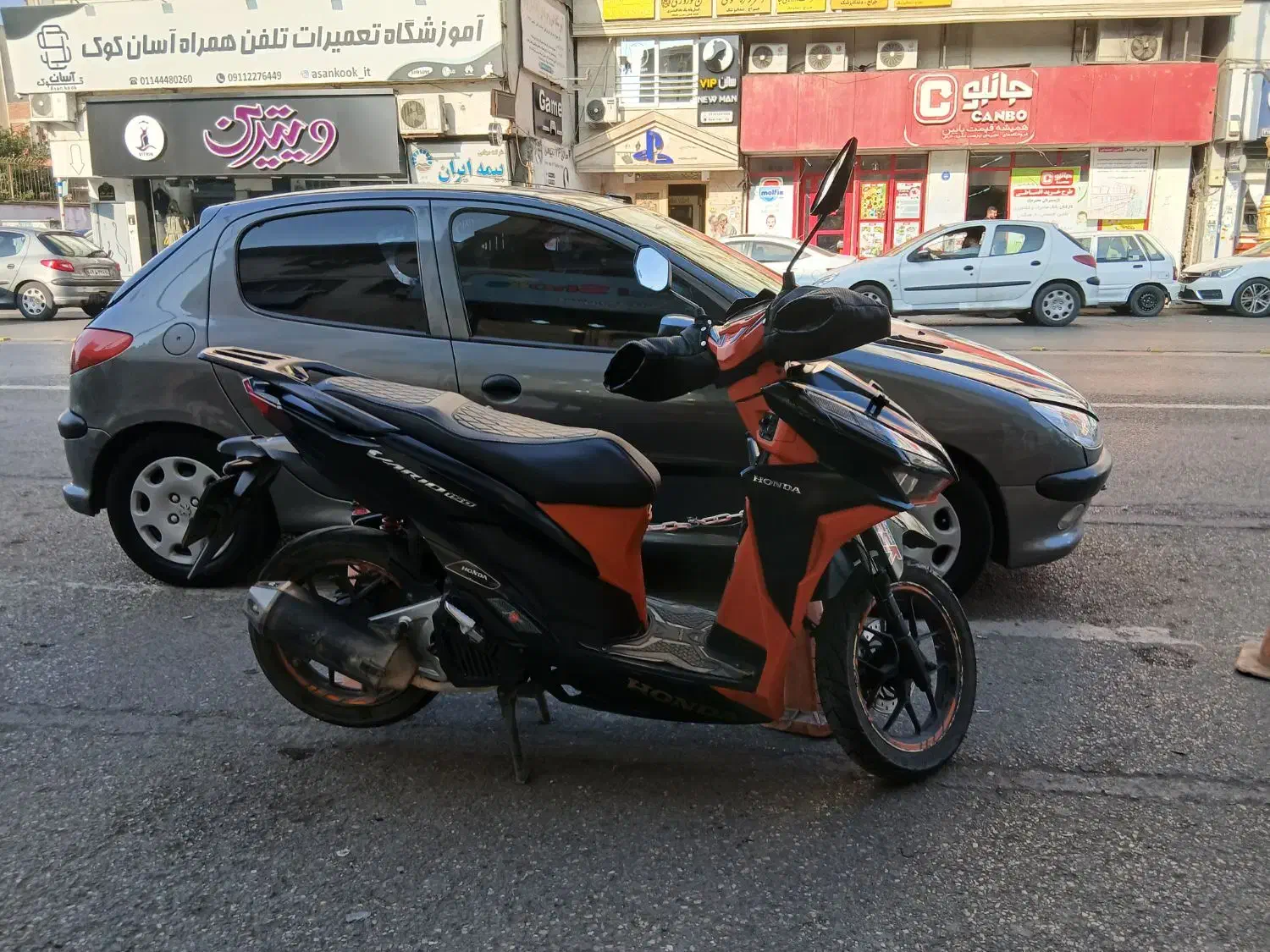 موتور طرح کلیک واریو ۱۵۰|موتورسیکلت|قائمشهر, |دیوار