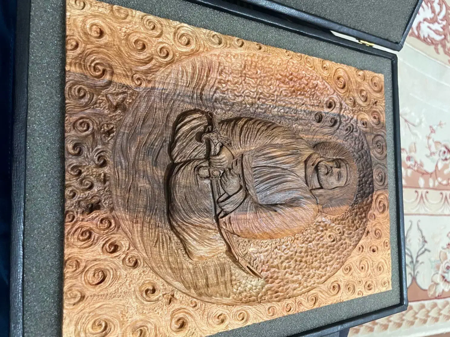 تابلو نفیس منبت دست.امام علی.|تابلو، نقاشی، عکس|تهران, یوسفآباد|دیوار