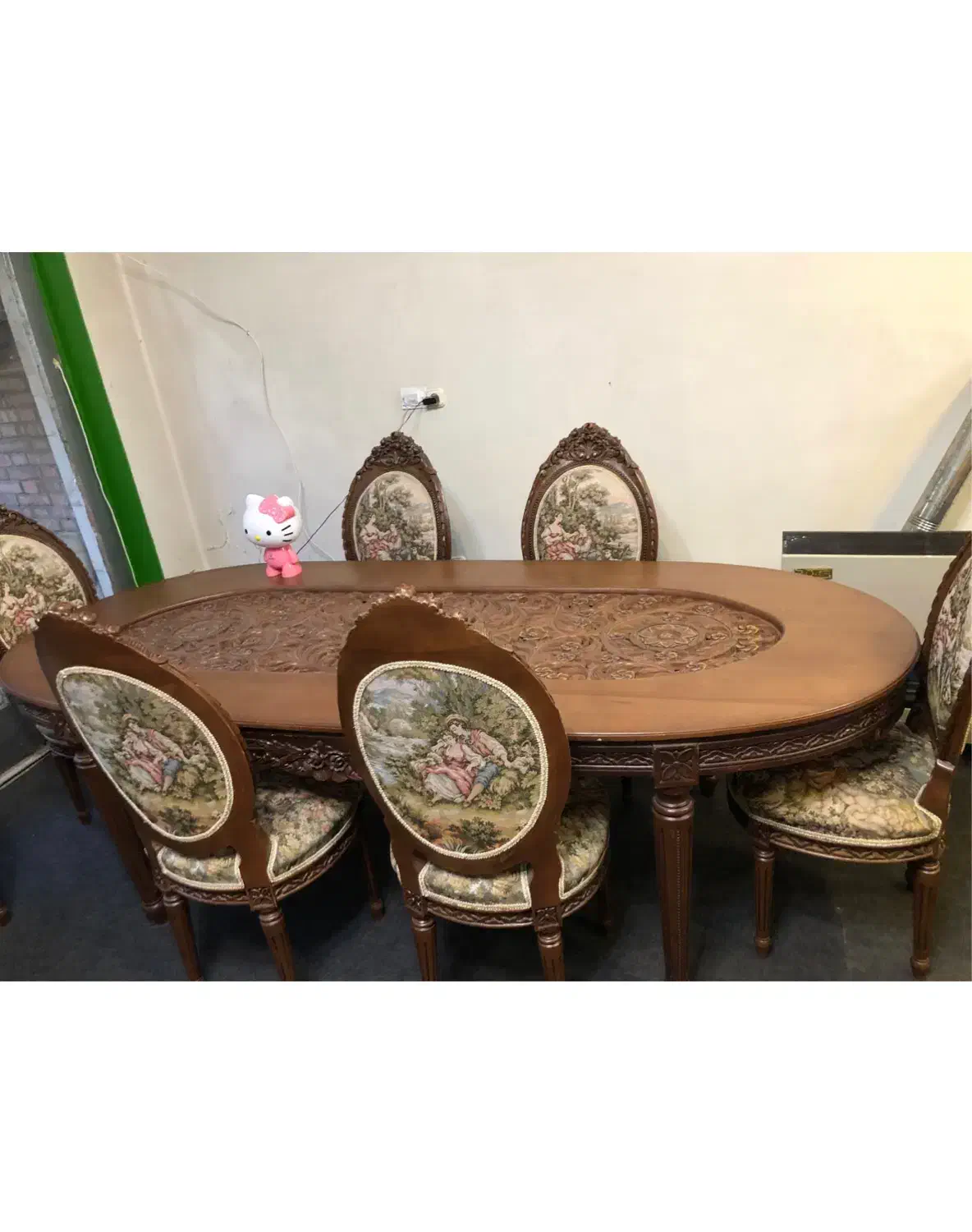 میز ناهارخوری۶نفر فرحی کوبلن ایتالیایی|میز و صندلی غذاخوری|تهران, امجدیه (خاقانی)|دیوار