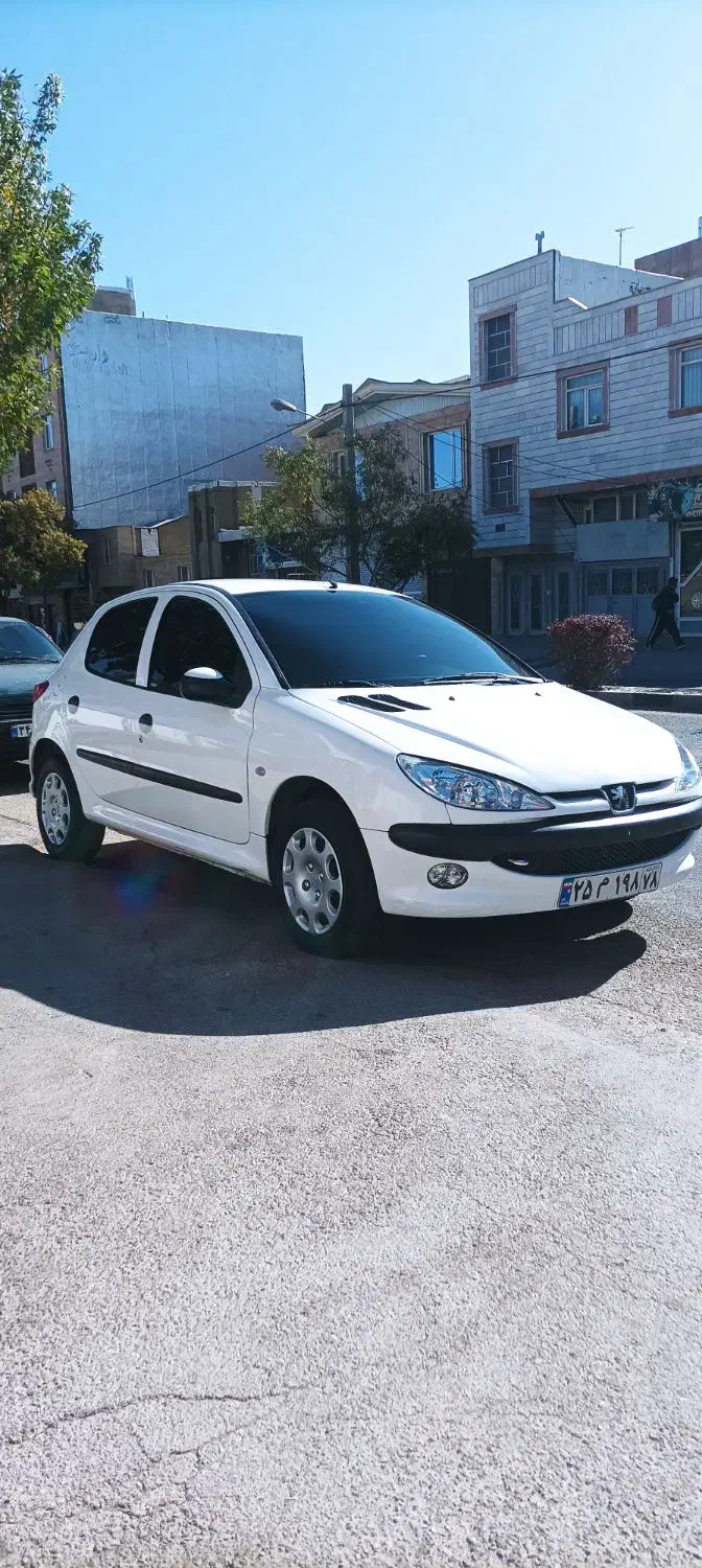 ۲۰۶ سفید مدل ۱۴۰۰|خودرو سواری و وانت|بیجار, |دیوار