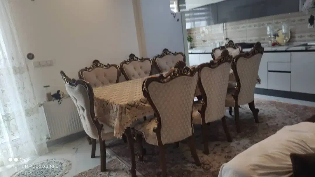 میز نهارخوری وست 8نفره|مبلمان خانگی و میز عسلی|بندر انزلی, نیمه شعبان|دیوار