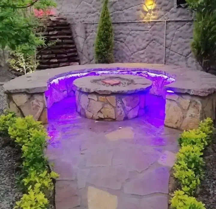 محوطه سازی حیاط ویلا صفر تا صد|خدمات باغبانی و درختکاری|صومعهسرا, |دیوار