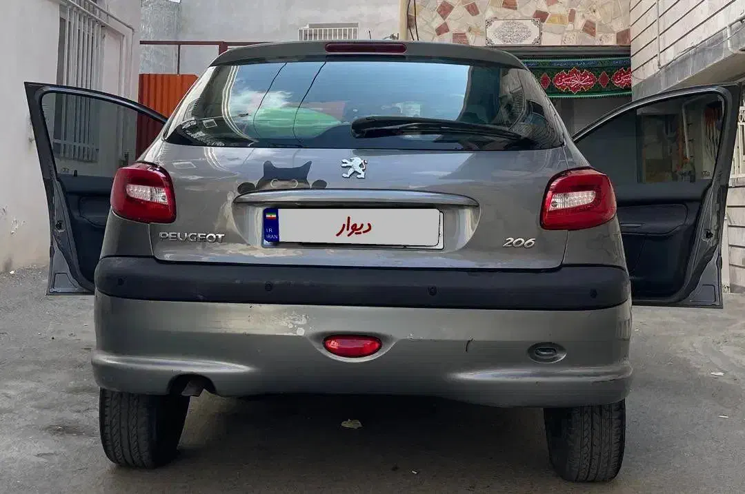 پژو ۲۰۶ مدل ۹۱ تیپ ۵|خودرو سواری و وانت|ساری, |دیوار